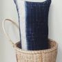Coussins textile - Coussin batik indigo N°2 - BAAN