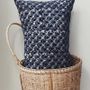 Fabric cushions - Coussin batik indigo N°3fren - BAAN
