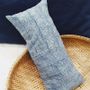 Coussins textile - Coussin batik indigo N°4 - BAAN