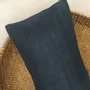 Coussins textile - Coussin en chanvre Ebène - BAAN