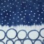 Coussins textile - Couvre lit indigo N°1 - BAAN