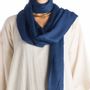 Foulards et écharpes - Echarpe Indigo unie - BAAN