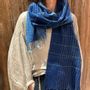 Foulards et écharpes - Echarpe indigo XL n°2 - BAAN