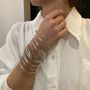 Bijoux - - Bracelet bouddhiste fin Argent - M, Brillant - BAAN