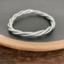 Jewelry - - Bracelet bouddhiste Torsadé Argent - M, Brillantfren - BAAN