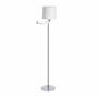Floor lamps - ATLANTA floor lamp with structure in black or nickel - LUXCAMBRA
