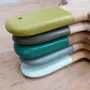 Ustensiles de cuisine - Planche en cèdre double manche - Kaki - BAAN