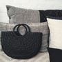 Sacs et cabas - Sac à main en bananier noir - BAAN