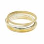 Bijoux - Semainier en corne - Rond Beige - BAAN