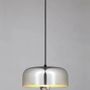 Suspensions - BORN suspension de 26cm de diamètre en noir, blanc ou aluminium - LUXCAMBRA