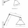 Wall lamps - CAPUCHINA wall lamp black - LUXCAMBRA