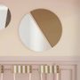 Miroirs - Miroir en demi-lune Sidonie - Stratifié ø 80cm - LES GAMBETTES