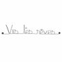 Children's decorative items - "Live your dreams” wire wall decoration - to be pinned - BIJOUX DE MUR