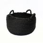 Paniers à linge - Paniers Les Quatre Mains, noirs, M - BAZAR BIZAR LIVING