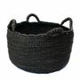 Paniers à linge - Paniers Les Quatre Mains, noirs, L - BAZAR BIZAR LIVING