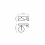 Wall lamps - ABSIS wall lamp with reader horizontal - LUXCAMBRA