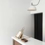 Suspensions - ABSIS suspension avec abat-jour en terracotta ou blanc verni - LUXCAMBRA