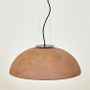 Suspensions - ABSIS suspension avec abat-jour en terracotta XL - LUXCAMBRA