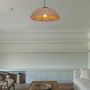 Suspensions - ABSIS suspension avec abat-jour en terracotta XL - LUXCAMBRA