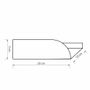 Shelves - Small wall shelf, grey BAUHAUS - NAMUOS