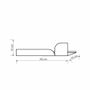 Shelves - Wall shelf, grey BAUHAUS - NAMUOS