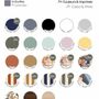 Autres décorations murales - Appliques murale rétro stratifié Mila -  ⌀39cm - LES GAMBETTES
