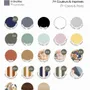 Objets de décoration - Tapis vinyle Vadim motif coloré - 120x100cm / 160x200cm - LES GAMBETTES