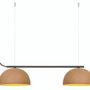 Autres fournitures bureau - ABSIS suspension linéaire avec abat-jours en terracotta ou blanc verni - LUXCAMBRA