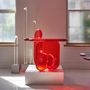Autres tables  - Table d'appoint PLUMP en résine polyuréthane rouge - TULESTE FACTORY