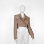 Apparel - Blazers CARINA PREMIUM Beige - Beige - height: 40.50; width: 43.00; lengh: 66.00 - MONYER
