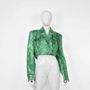 Apparel - Blazers CARINA PREMIUM Green snake print - Green snake print - height: 40.50; width: 43.00; lengh: 66.00 - MONYER