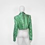 Apparel - Blazers CARINA PREMIUM Green snake print - Green snake print - height: 40.50; width: 43.00; lengh: 66.00 - MONYER