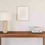 Console table - The modern and minimalist FRONT sideboard - Walnut wood - MOR