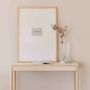 Office furniture and storage - FRONT – Minimalist Sideboard in Ash Wood 120x40 - MOR