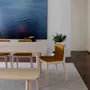 Dining Tables - The Minimalist Modern Cast Table in Ash Wood 160cm x 100cm - MOR