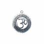 Decorative objects - White aluminium gayatri mantra color 19cm - ARABESK