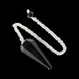 Bijoux - Pendule Tourmaline Noire Conique 6 faces - ARABESK