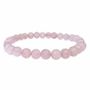 Bracelets - Rose Quartz 6mm pearls bracelet - ARABESK