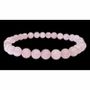 Bracelets - Rose Quartz 6mm pearls bracelet - ARABESK