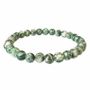 Bracelets - Green jade 6mm pearls bracelet - ARABESK