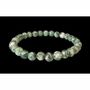 Bracelets - Green jade 6mm pearls bracelet - ARABESK
