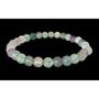 Bracelets - Multicolored Fluorite bracelet beads 6-7mm - ARABESK