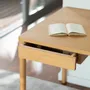 Desks - The Minimalist Modern Front Desk in Ash 120cm x 60cm - MOR