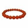 Bracelets - Bracelet Agate Rouge A perles 8mm - ARABESK