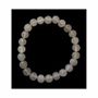 Bracelets - 8mm pearls Grey Agate A bracelet - ARABESK