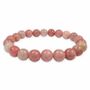 Bracelets - Australian Rhodonite bracelet 8mm pearls - ARABESK