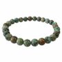 Bracelets - Natural African turquoise 6mm pearls bracelet - ARABESK