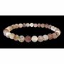 Bracelets - Agate Botswana AA 6mm pearls Bracelet - ARABESK
