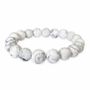 Bracelets - Howlite 10mm A pearls bracelet - ARABESK