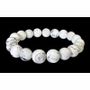 Bracelets - Howlite 10mm A pearls bracelet - ARABESK